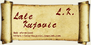 Lale Kujović vizit kartica